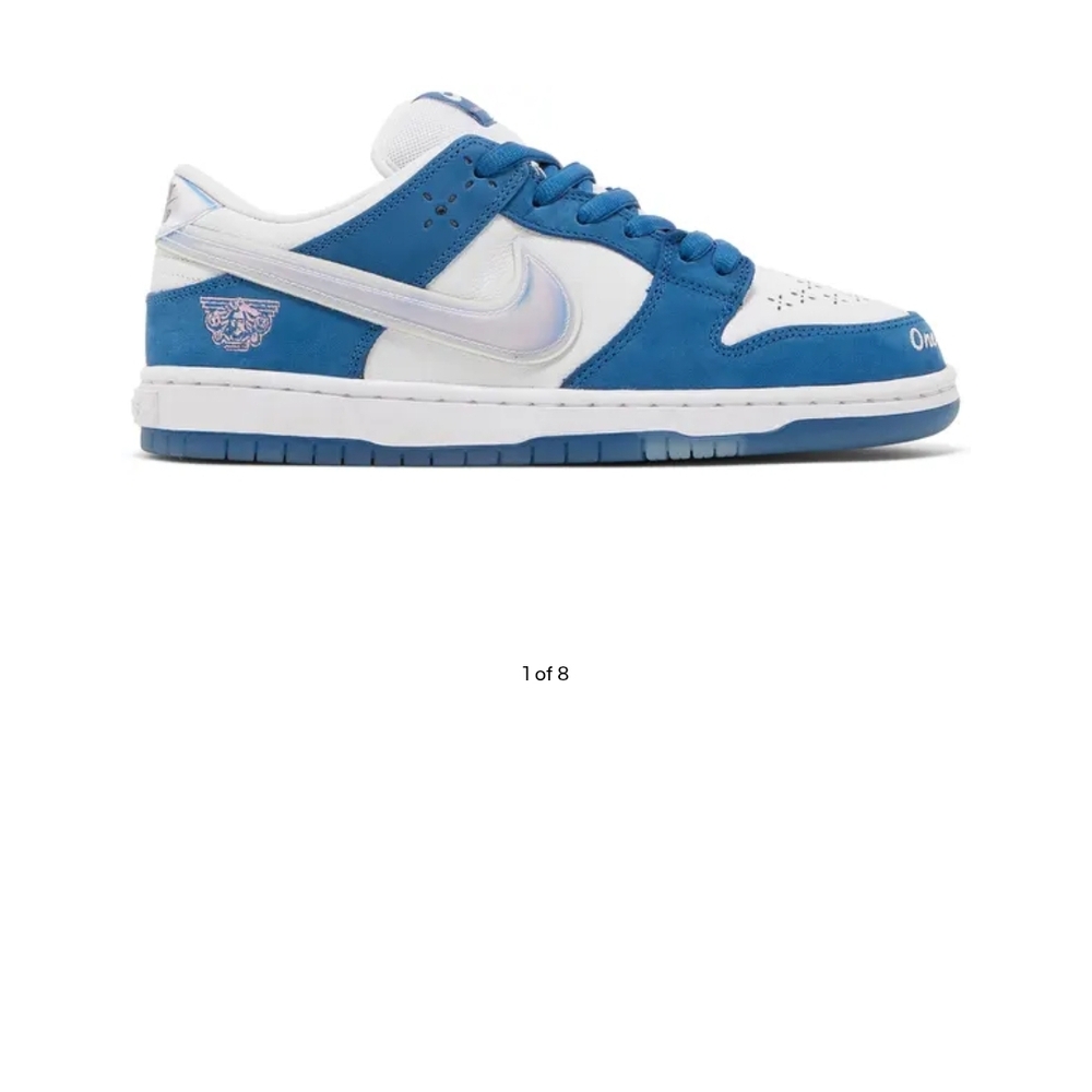 Nike Kids' Blue and White Low-Top Sneakers
